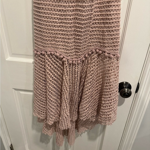 Saints & Secrets Mauve cut out tie up back size medium midi dress - Picture 6 of 13